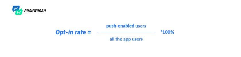 how to calculate opt-in rate formula